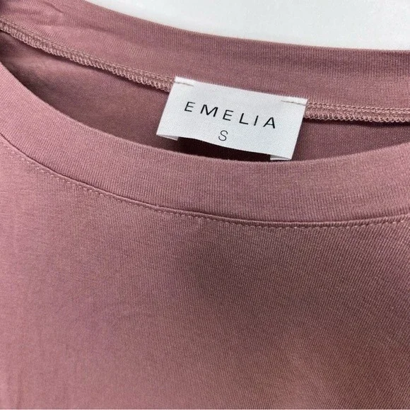 Emilia Mauve Women’s Rouched blouse Size Small - Picture 4 of 5